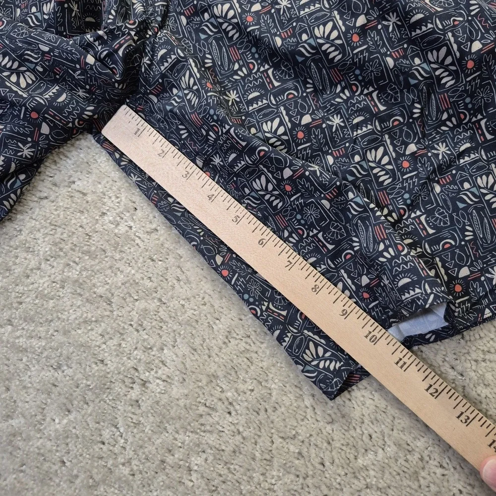 FAIR HARBOR Mens Anchor Swim Trunks Mens 3XL Blue Nautical Lined Surf Swim New